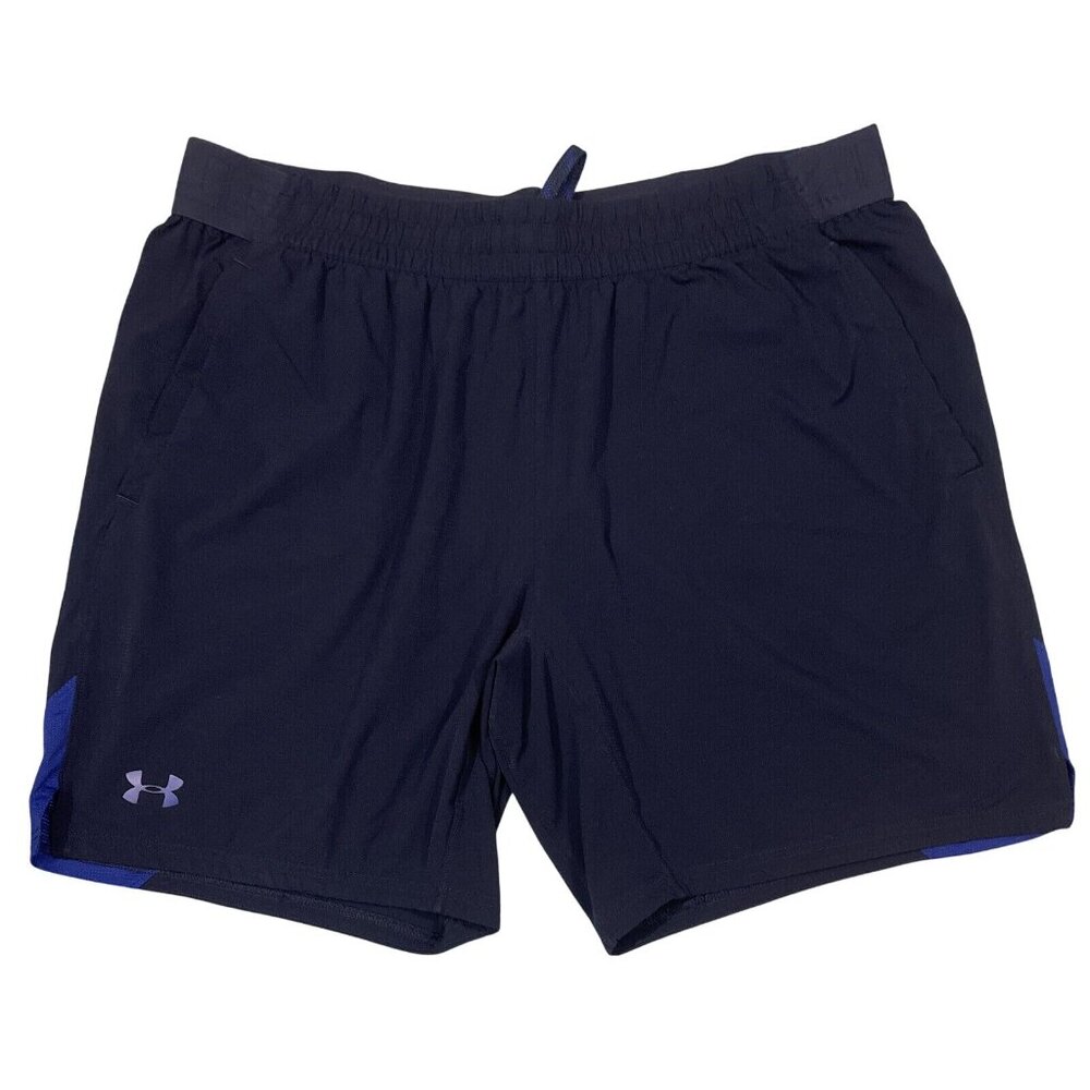 UNDER ARMOUR shorts MENS 2X Navy Blue lightweight